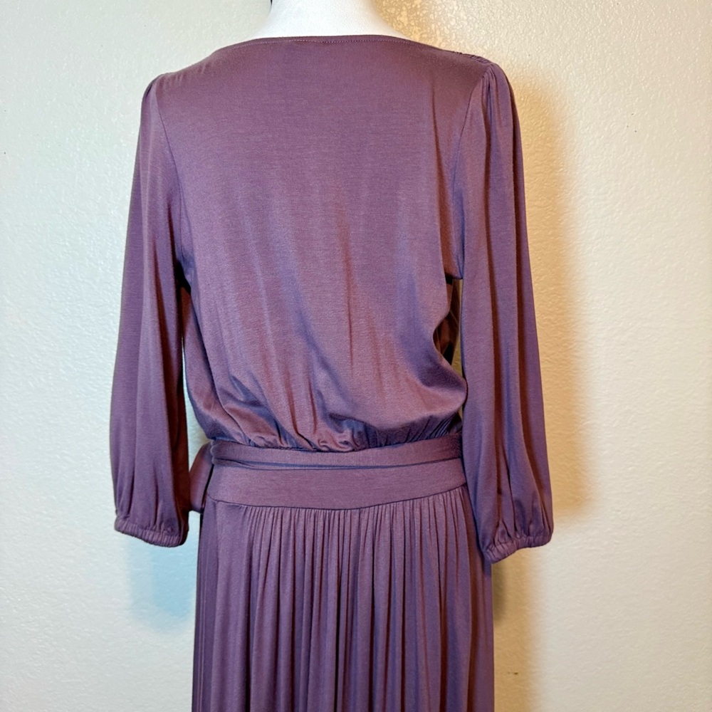 Rachel Pally Long Maxi Caftan Wrap Dress Purple Size Small - Picture 10 of 16